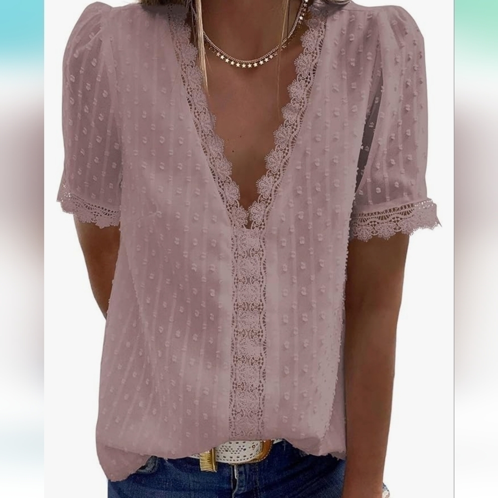 NIP Farysays Lace Tee SzL